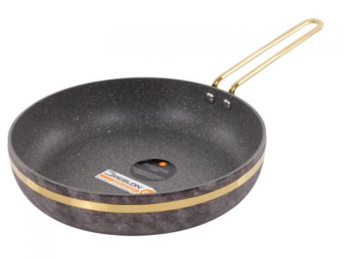 Набор из 4 предметов Brioni "Royal Stone Sandstone gold"(кастрюля 18 см, 2,5 л/кастрюля  20 см, 3л