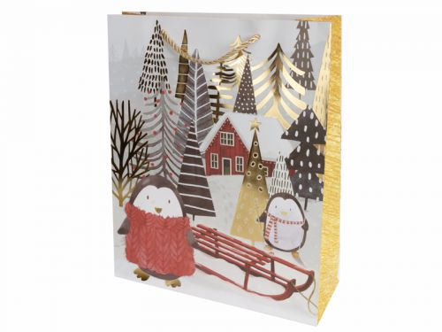 Подарочный пакет 26х32х10 см (бумага)