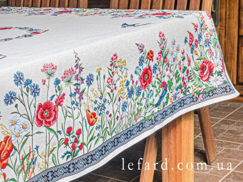 Скатерть гобелен "Chamomille" 100х100см