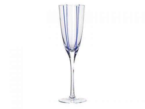 Бокал для шампанского Blue Stripe h25 в 7,5 см