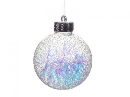 Набор елочных украшений из 3 штук  8 см (пластик)