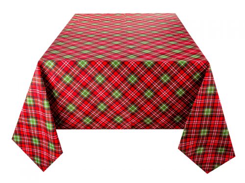 Скатерть 180x180см клетка маленькая
