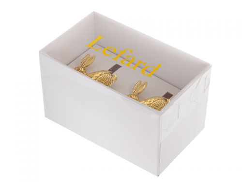 Набор колец для салфеток из 2-х шт 4,5 см диам (металл)