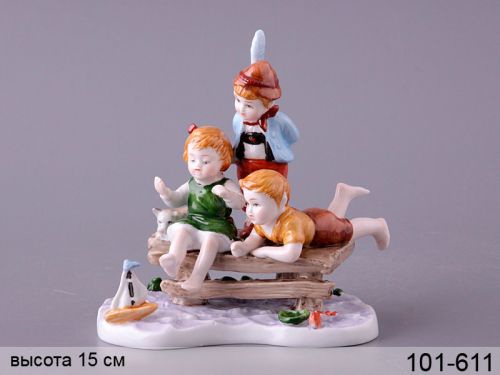 Фигурка декоративная "Детская площадка" 15см