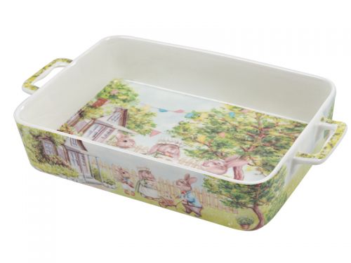 Блюдо для запекания "Кроличьи истории" 32,5х19х6 см