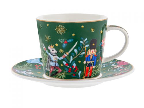 Чайный набор "Green Christmas" 2 предмета 220 мл