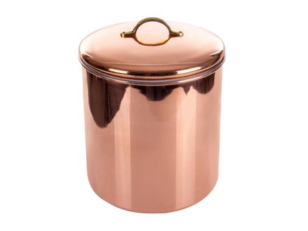 Баночка для хранения сыпучих продуктов 18см нерж. сталь