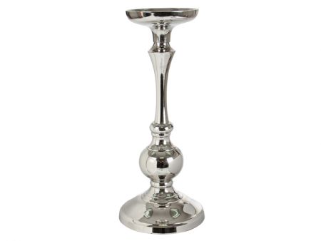 Подсвечник алюминий 28 см