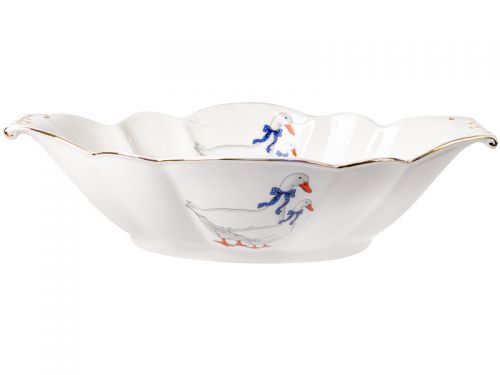 Фруктовница "Гуси" 33x23x9см