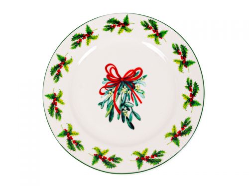 Рождественский набор посуды 16 пр( 4 тарелки 26 см, 4 тарелки 19 см, 4 салатника 13 см, 4 чашки 300
