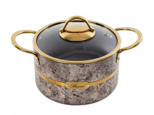 Набор из 4 предметов Brioni "Selection Cream" (кастрюля 18 см, 2,1 л/ кастрюля 24 см, 4 л./сковорода
