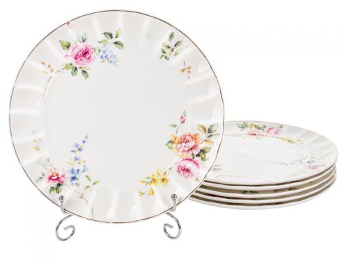 Набор тарелок 6шт 26см (фабричный дефект, царапины)