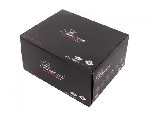 Кастрюля Brioni антипригарная "Royal Stone Sandstone gold" 20 см, 3 л., 3,5 мм толщ.