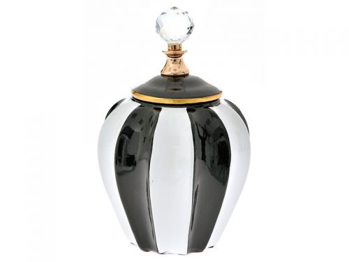 Ваза с крышкой диам16x26,5см