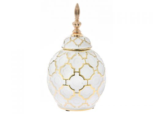 Ваза с крышкой диам 16,5x28,5см