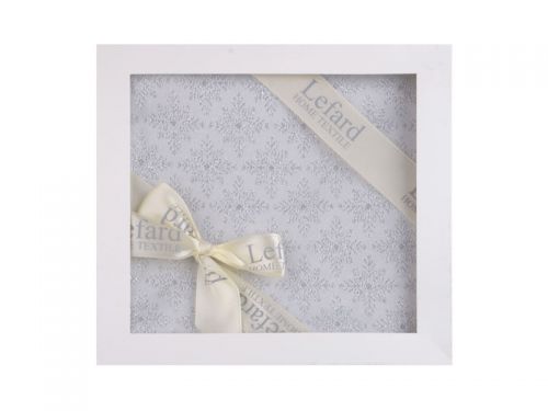 Раннер с серебряным люрексом "Снежинка" 40х100см