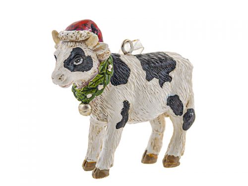 Фигурка декоративная "Корова" 6,5х6см