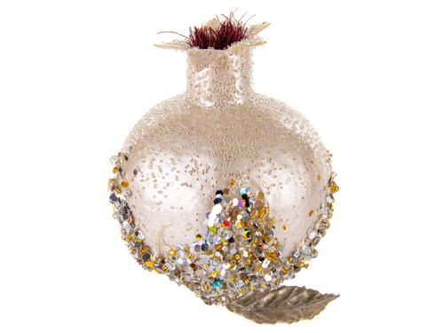 Елочное украшение "Гранат" 10х8см