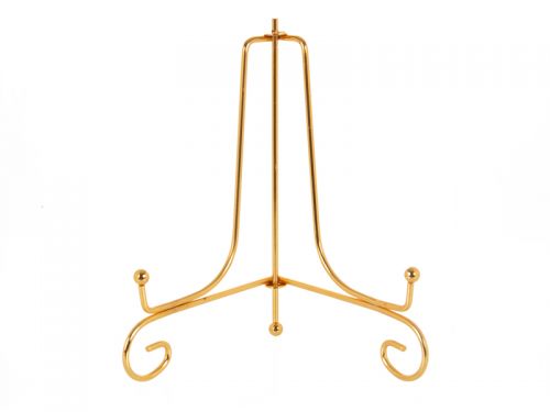 Подставка для декор. тарелки 17 см зол.