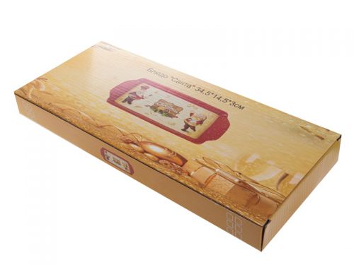 Блюдо "Санта" 34,5*14,5*3см