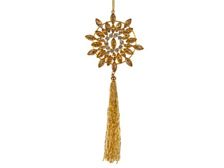 Украшение декоративное золото 10 см + 17 см