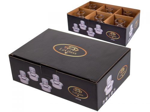 Подсвечник 7 см стеклянный