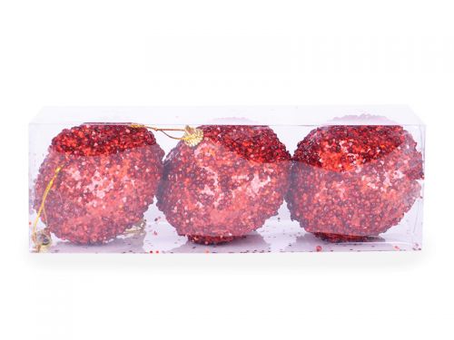 Набор елочных шаров 3шт 8см