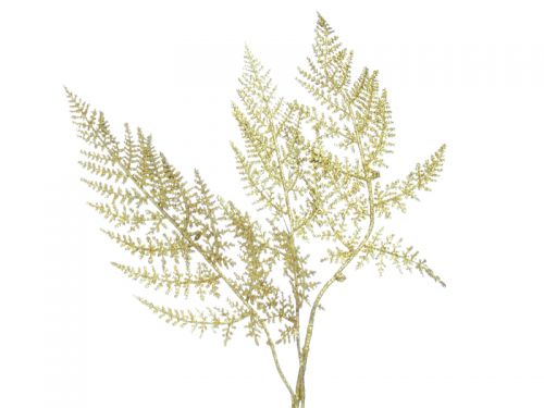Ветка декоративная золотая