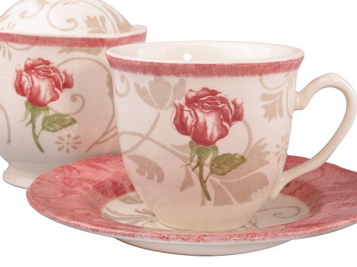 Чайный набор "Дамаск фловер пинк" на 6 персон