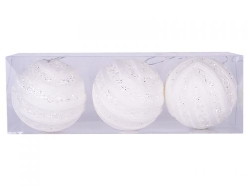 Набор елочных шаров 3шт 8см