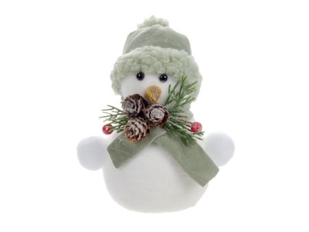 Фигурка Снеговик 20х14х12 см (пластик)