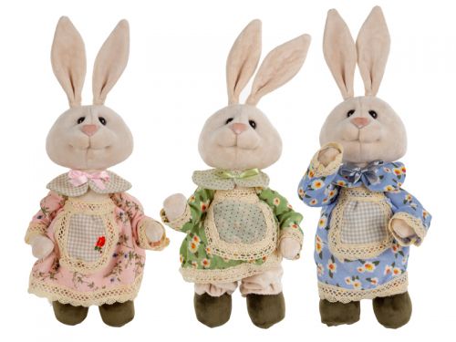 Мягкая игрушка "Зайчик-девочка" 34 см (в ассортименте)