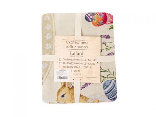 Скатерть гобелен "Кролики" Mimbre 140x220см