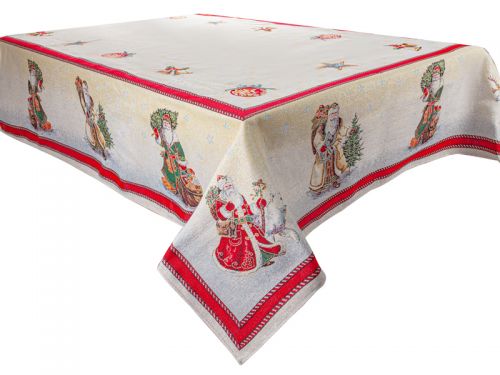 Скатерть гобеленовая "Snowing" 100x100 см