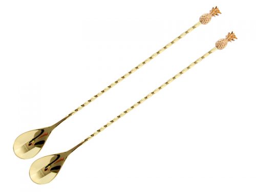 Набор из 2-х коктейльных ложек 27см (нержавеющая сталь)