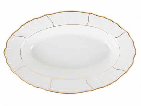 Блюдо овальне 24 см чехія тм bernadotte